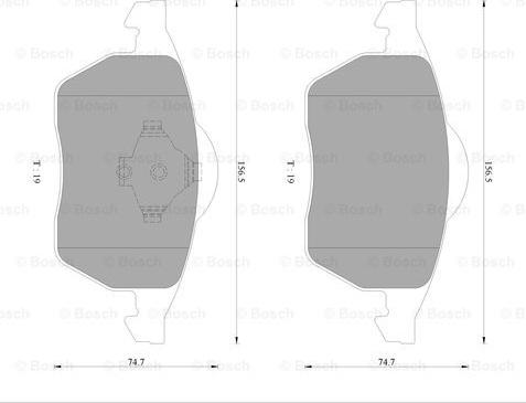 BOSCH 0 986 AB4 552 - Komplet Pločica, disk-kočnica www.molydon.hr