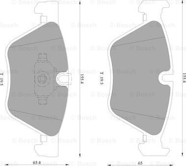 BOSCH 0 986 AB4 585 - Komplet Pločica, disk-kočnica www.molydon.hr