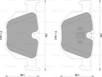 BOSCH 0 986 AB4 582 - Komplet Pločica, disk-kočnica www.molydon.hr