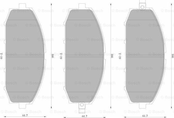 BOSCH 0 986 AB4 587 - Komplet Pločica, disk-kočnica www.molydon.hr