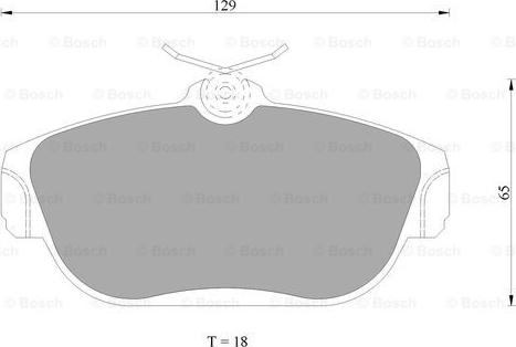 BOSCH 0 986 AB4 685 - Komplet Pločica, disk-kočnica www.molydon.hr