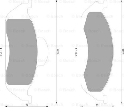 BOSCH 0 986 AB4 631 - Komplet Pločica, disk-kočnica www.molydon.hr