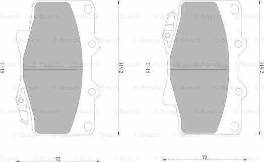 BOSCH 0 986 AB4 396 - Komplet Pločica, disk-kočnica www.molydon.hr