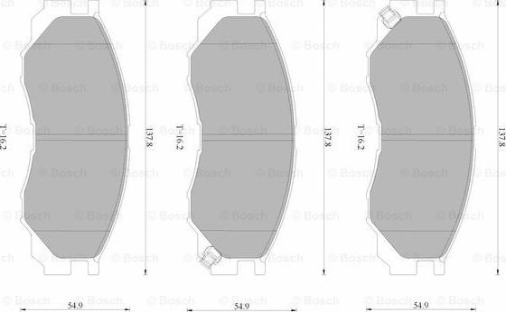 BOSCH 0 986 AB4 397 - Komplet Pločica, disk-kočnica www.molydon.hr