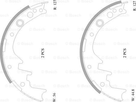 BOSCH 0 986 AB0 066 - Komplet kočnica, bubanj kočnice www.molydon.hr