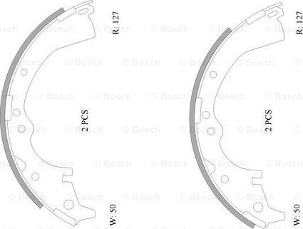 BOSCH 0 986 AB0 068 - Komplet kočnica, bubanj kočnice www.molydon.hr