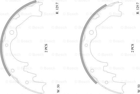 BOSCH 0 986 AB0 158 - Komplet kočnica, bubanj kočnice www.molydon.hr