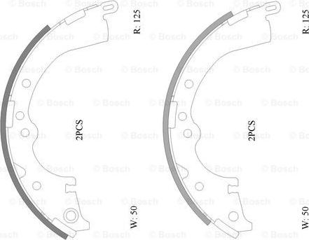 BOSCH 0 986 AB0 116 - Komplet kočnica, bubanj kočnice www.molydon.hr