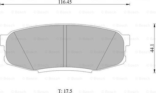 BOSCH 0 986 AB1 494 - Komplet Pločica, disk-kočnica www.molydon.hr