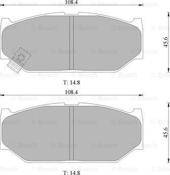 BOSCH 0 986 AB1 448 - Komplet Pločica, disk-kočnica www.molydon.hr