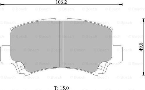 BOSCH 0 986 AB1 460 - Komplet Pločica, disk-kočnica www.molydon.hr