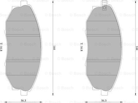 BOSCH 0 986 AB1 468 - Komplet Pločica, disk-kočnica www.molydon.hr