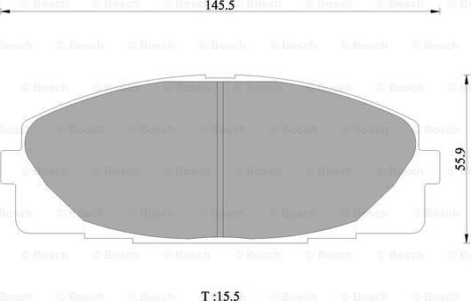 BOSCH 0 986 AB1 419 - Komplet Pločica, disk-kočnica www.molydon.hr