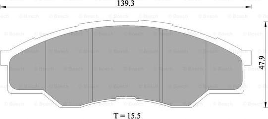 BOSCH 0 986 AB1 414 - Komplet Pločica, disk-kočnica www.molydon.hr