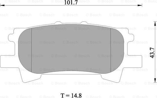 BOSCH 0 986 AB1 412 - Komplet Pločica, disk-kočnica www.molydon.hr