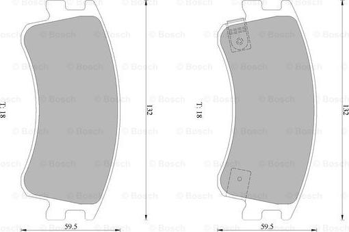 BOSCH 0 986 AB1 437 - Komplet Pločica, disk-kočnica www.molydon.hr