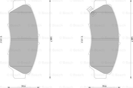 BOSCH 0 986 AB1 424 - Komplet Pločica, disk-kočnica www.molydon.hr