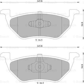 BOSCH 0 986 AB1 478 - Komplet Pločica, disk-kočnica www.molydon.hr