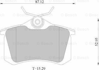 BOSCH 0 986 AB1 677 - Komplet Pločica, disk-kočnica www.molydon.hr