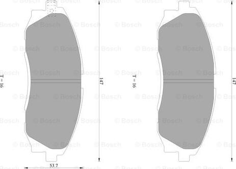 BOSCH 0 986 AB1 046 - Komplet Pločica, disk-kočnica www.molydon.hr