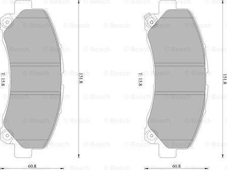 BOSCH 0 986 AB1 041 - Komplet Pločica, disk-kočnica www.molydon.hr