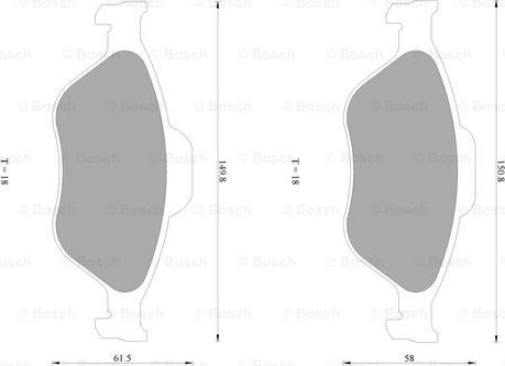 BOSCH 0 986 AB1 060 - Komplet Pločica, disk-kočnica www.molydon.hr