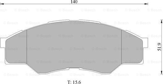 BOSCH 0 986 AB1 007 - Komplet Pločica, disk-kočnica www.molydon.hr