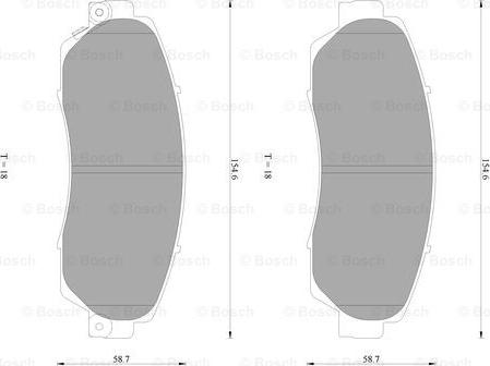 BOSCH 0 986 AB1 085 - Komplet Pločica, disk-kočnica www.molydon.hr