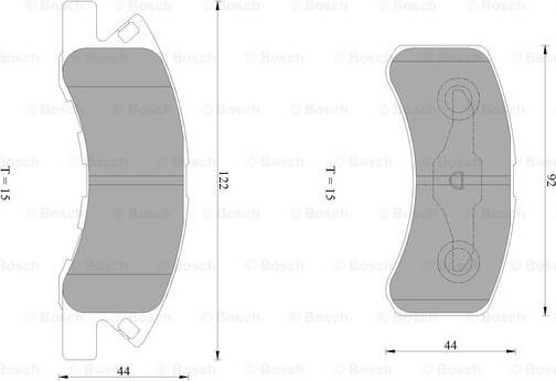 BOSCH 0 986 AB1 079 - Komplet Pločica, disk-kočnica www.molydon.hr