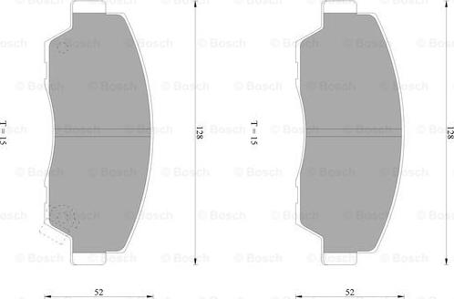 BOSCH 0 986 AB1 075 - Komplet Pločica, disk-kočnica www.molydon.hr