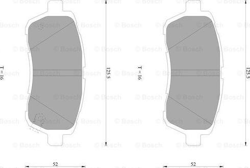 BOSCH 0 986 AB1 072 - Komplet Pločica, disk-kočnica www.molydon.hr