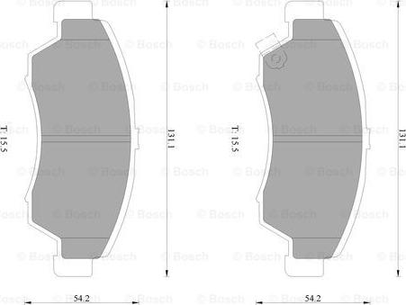 BOSCH 0 986 AB1 169 - Komplet Pločica, disk-kočnica www.molydon.hr