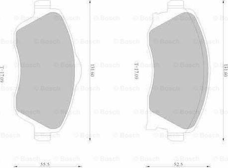 BOSCH 0 986 AB1 118 - Komplet Pločica, disk-kočnica www.molydon.hr