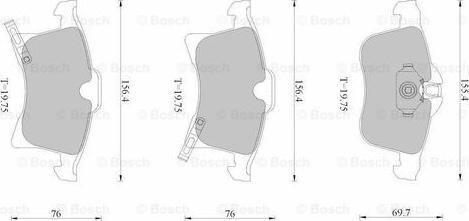 BOSCH 0 986 AB1 117 - Komplet Pločica, disk-kočnica www.molydon.hr