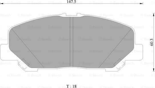 BOSCH 0 986 AB1 132 - Komplet Pločica, disk-kočnica www.molydon.hr