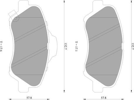 BOSCH 0 986 AB1 173 - Komplet Pločica, disk-kočnica www.molydon.hr