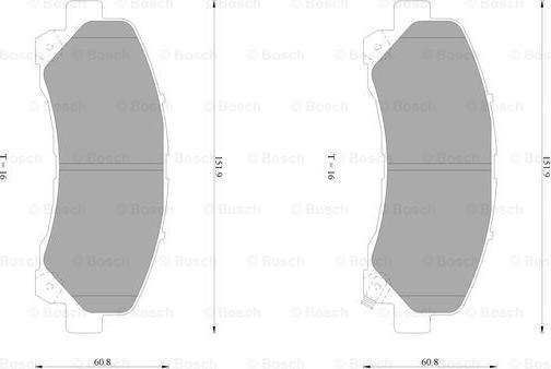 BOSCH 0 986 AB1 384 - Komplet Pločica, disk-kočnica www.molydon.hr