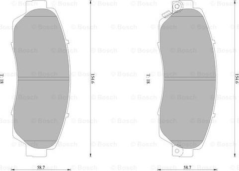 BOSCH 0 986 AB1 376 - Komplet Pločica, disk-kočnica www.molydon.hr