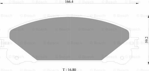 BOSCH 0 986 AB1 371 - Komplet Pločica, disk-kočnica www.molydon.hr