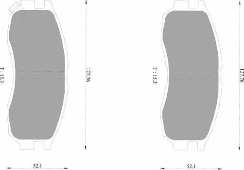 BOSCH 0 986 AB1 703 - Komplet Pločica, disk-kočnica www.molydon.hr