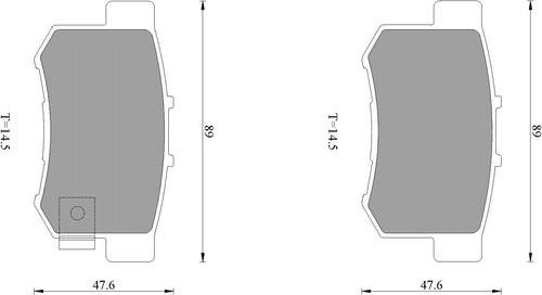 BOSCH 0 986 AB3 491 - Komplet Pločica, disk-kočnica www.molydon.hr