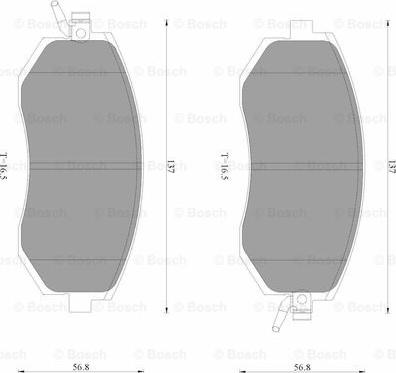 BOSCH 0 986 AB3 508 - Komplet Pločica, disk-kočnica www.molydon.hr