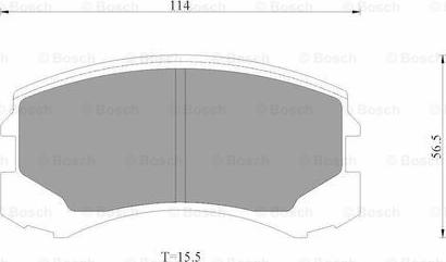 BOSCH 0 986 AB3 503 - Komplet Pločica, disk-kočnica www.molydon.hr