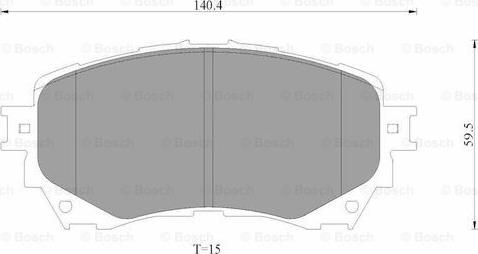 BOSCH 0 986 AB3 539 - Komplet Pločica, disk-kočnica www.molydon.hr