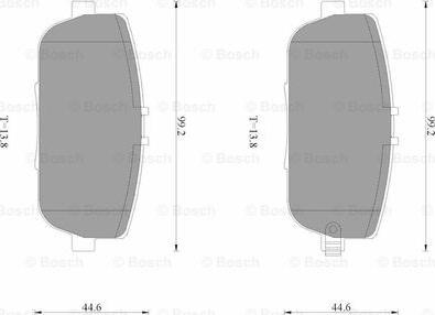 BOSCH 0 986 AB3 528 - Komplet Pločica, disk-kočnica www.molydon.hr