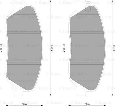 BOSCH 0 986 AB3 095 - Komplet Pločica, disk-kočnica www.molydon.hr