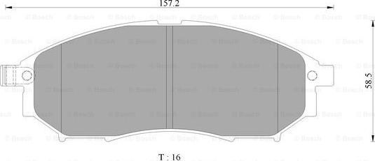 BOSCH 0 986 AB3 098 - Komplet Pločica, disk-kočnica www.molydon.hr