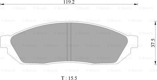 BOSCH 0 986 AB3 038 - Komplet Pločica, disk-kočnica www.molydon.hr