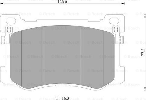 BOSCH 0 986 AB3 136 - Komplet Pločica, disk-kočnica www.molydon.hr