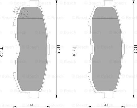 BOSCH 0 986 AB2 496 - Komplet Pločica, disk-kočnica www.molydon.hr